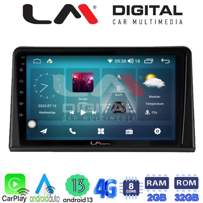 LM Digital - LM ZR8326 GPS Οθόνη OEM Multimedia Αυτοκινήτου για Renault Express 2023 &gt; (CarPlay/AndroidAuto/BT/GPS/WIFI/GPRS)