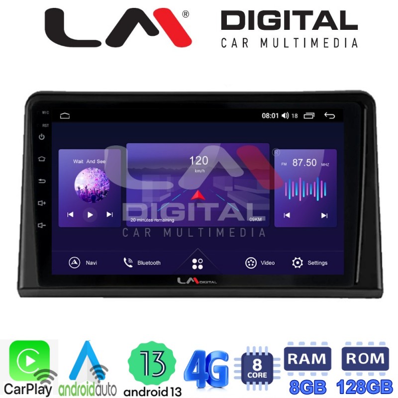 LM Digital - LM ZT8326 GPS Οθόνη OEM Multimedia Αυτοκινήτου για Renault Express 2023 &gt; (CarPlay/AndroidAuto/BT/GPS/WIFI/GPRS)