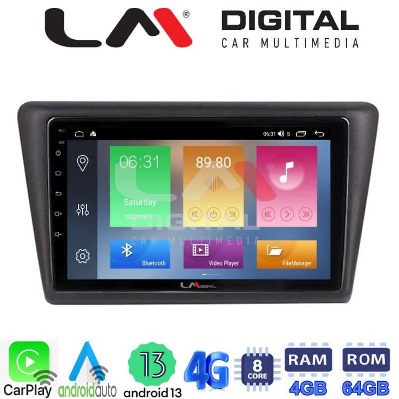 LM Digital - LM ZC8327 GPS Οθόνη OEM Multimedia Αυτοκινήτου για Skoda Rapid Spaceback 2014 &gt; (CarPlay/AndroidAuto/BT/GPS/WIFI/GPRS)