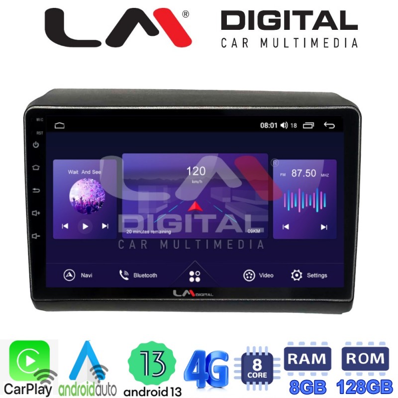 LM Digital - LM ZT8194 GPS Οθόνη OEM Multimedia Αυτοκινήτου για Fiat Ducato - Citroen Jumper - Peugeot Partner 2012&gt;
Μόνο αν έχει εργοστασιακό μηχάνημα (CarPlay/AndroidAuto/BT/GPS/WIFI/GPRS)