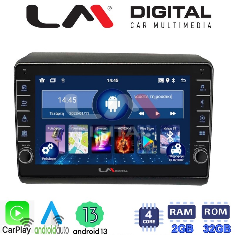 LM Digital - LM ZG4194 GPS Οθόνη OEM Multimedia Αυτοκινήτου για Fiat Ducato - Citroen Jumper - Peugeot Partner 2012&gt;
Μόνο αν έχει εργοστασιακό μηχάνημα (CarPlay/AndroidAuto/BT/GPS/WIFI/GPRS)