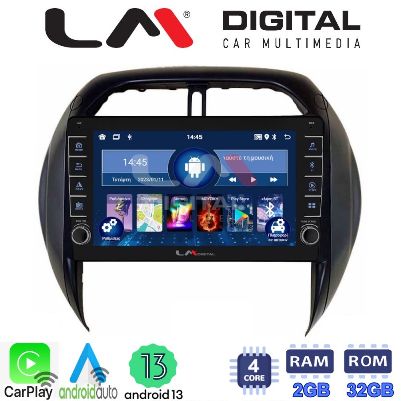 LM Digital - LM ZG4071CL GPS Οθόνη OEM Multimedia Αυτοκινήτου για Toyota Rav4 2000 &gt; 2006 (CarPlay/AndroidAuto/BT/GPS/WIFI/GPRS)