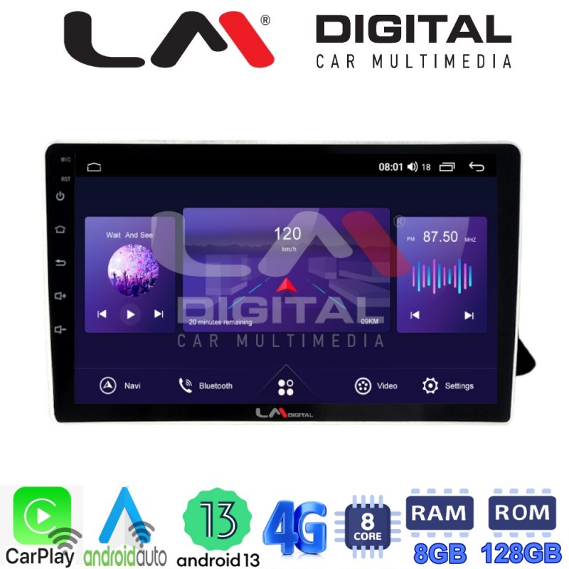 LM Digital - LM ZT8310 GPS Οθόνη OEM Multimedia Αυτοκινήτου για AUDI A4 2008 &gt; 2013  (CarPlay/AndroidAuto/BT/GPS/WIFI/GPRS)