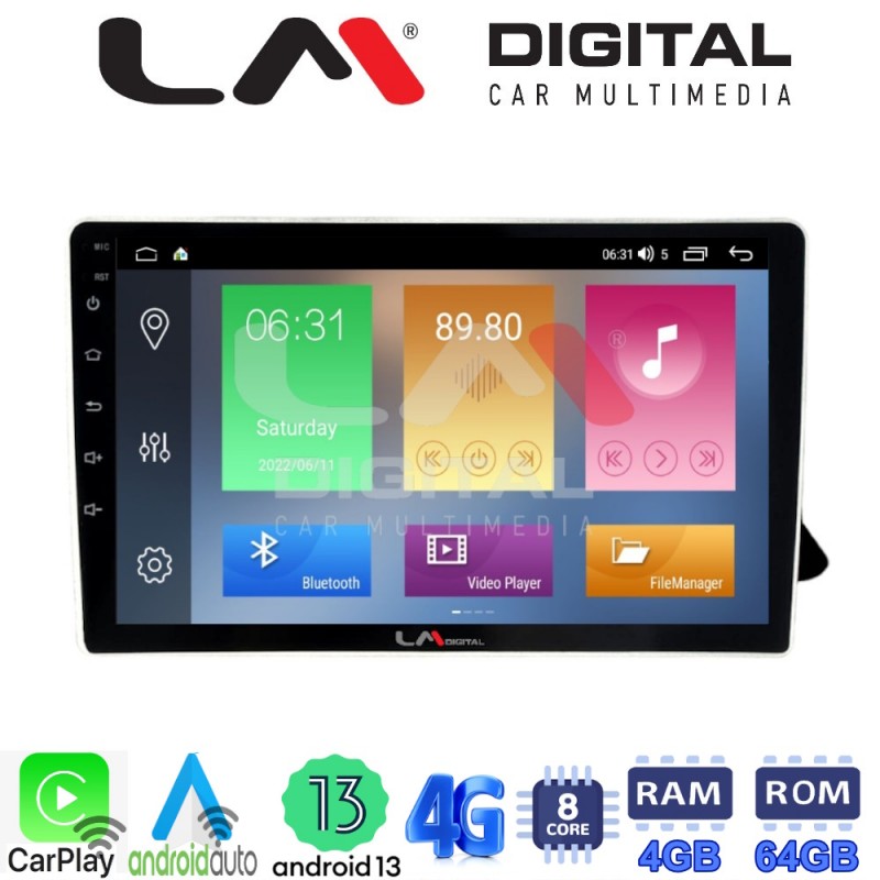 LM Digital - LM ZC8310 GPS Οθόνη OEM Multimedia Αυτοκινήτου για AUDI A4 2008 &gt; 2013  (CarPlay/AndroidAuto/BT/GPS/WIFI/GPRS)