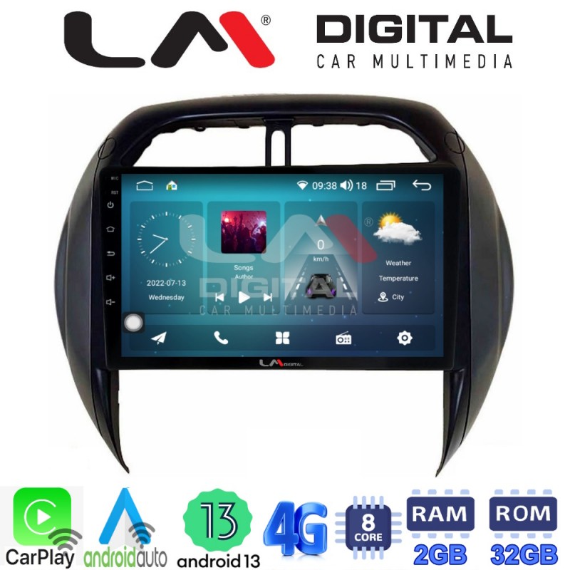 LM Digital - LM ZR8071CL GPS Οθόνη OEM Multimedia Αυτοκινήτου για Toyota Rav4 2000 &gt; 2006 (CarPlay/AndroidAuto/BT/GPS/WIFI/GPRS)