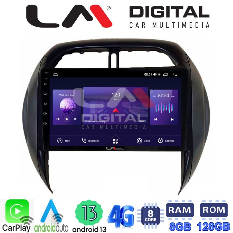 LM Digital - LM ZT8071CL GPS Οθόνη OEM Multimedia Αυτοκινήτου για Toyota Rav4 2000 &gt; 2006 (CarPlay/AndroidAuto/BT/GPS/WIFI/GPRS)