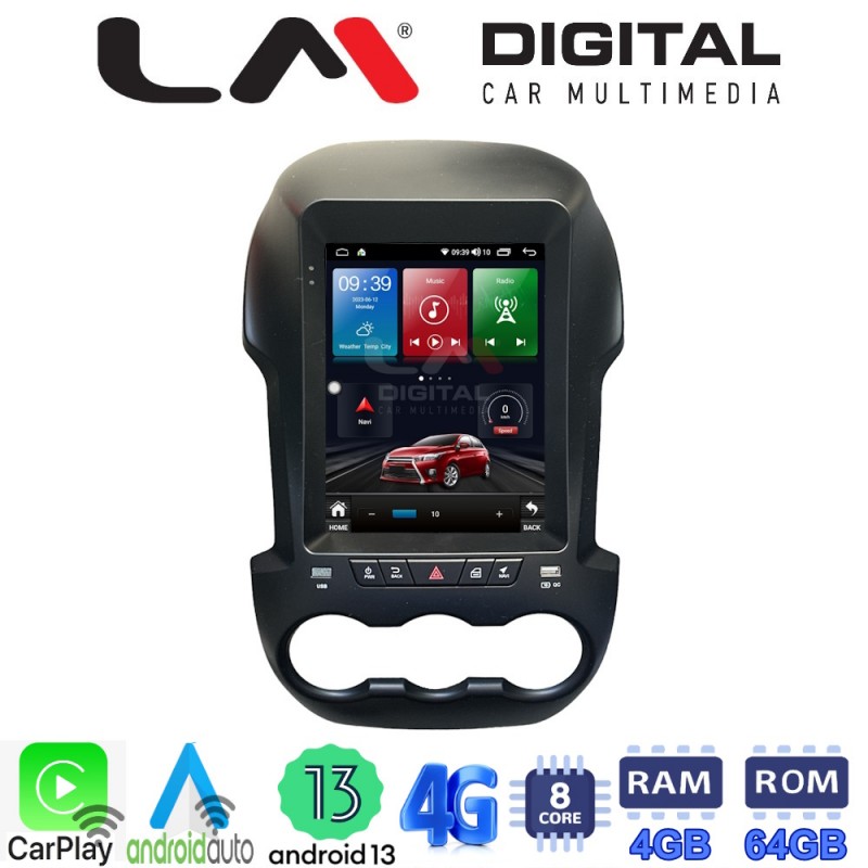 LM Digital - LM TC8245 GPS Οθόνη OEM Multimedia τυπου Tesla 9,7inch Ford Ranger 2012 &gt; 2015 (CarPlay/AndroidAuto/BT/GPS/WIFI/GPRS)