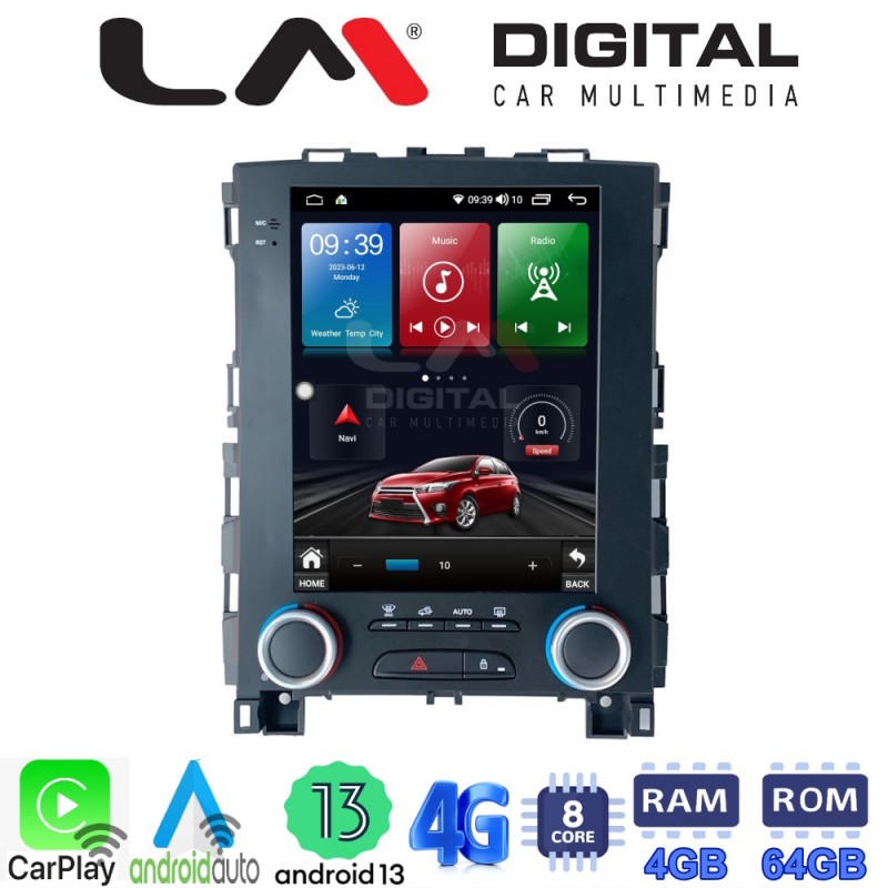 LM Digital - LM TC8702 GPS Οθόνη OEM Multimedia Αυτοκινήτου για Renault Megane 4 '16 &gt; , Renault Koleos '17 &gt; (CarPlay/AndroidAuto/BT/GPS/WIFI/GPRS)