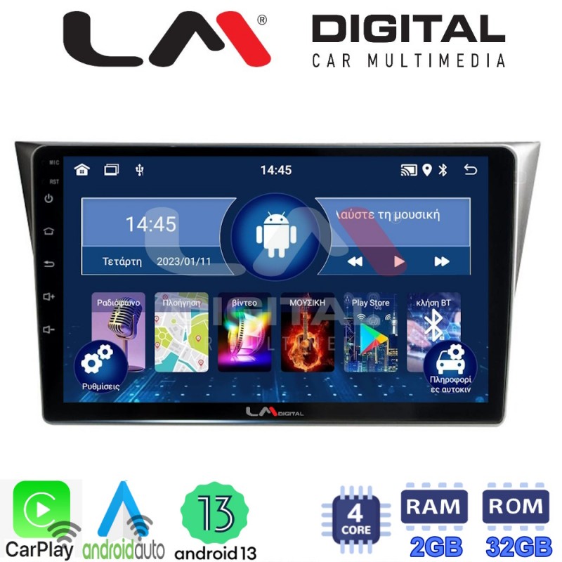 LM Digital - LM ZN4271 GPS Οθόνη OEM Multimedia Αυτοκινήτου για Subaru Impreza 2000 &gt; 2007 (CarPlay/AndroidAuto/BT/GPS/WIFI/GPRS)