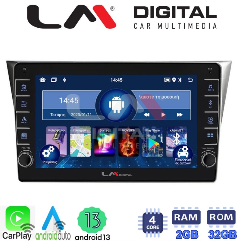 LM Digital - LM ZG4271 GPS Οθόνη OEM Multimedia Αυτοκινήτου για Subaru Impreza 2000 &gt; 2007 (CarPlay/AndroidAuto/BT/GPS/WIFI/GPRS)