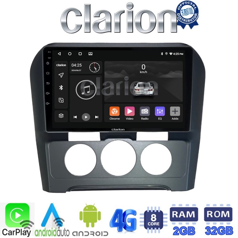 CLARION GL71241B Οθόνη OEM Multimedia Αυτοκινήτου για Citroen C4 2011 &gt; 2019 (CarPlay/AndroidAuto/BT/GPS/WIFI/GPRS)