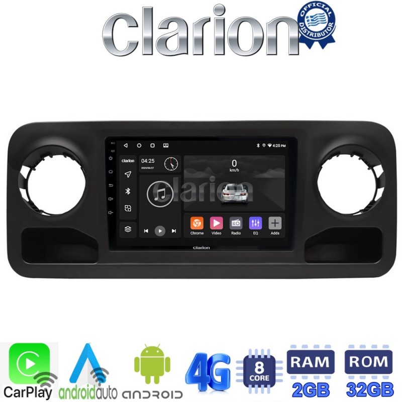 CLARION GL71670 Οθόνη OEM Multimedia Αυτοκινήτου για Mercedes Sprinter 2019 &gt; (CarPlay/AndroidAuto/BT/GPS/WIFI/GPRS)