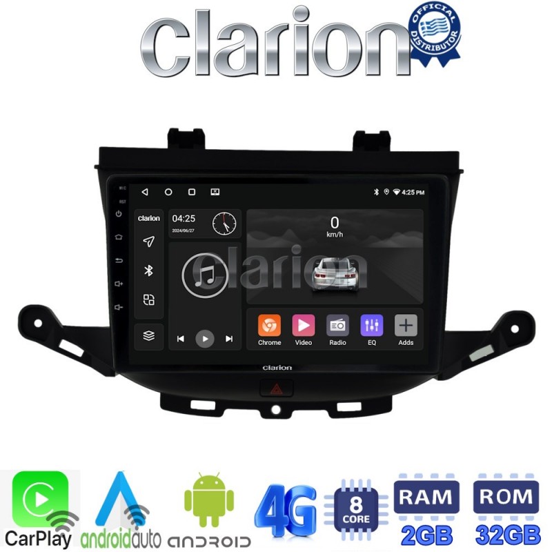 CLARION GL71674 Οθόνη OEM Multimedia Αυτοκινήτου για Nissan Navara 2006 &gt; 2016 (CarPlay/AndroidAuto/BT/GPS/WIFI/GPRS)