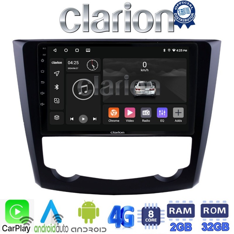 CLARION GL71688 Οθόνη OEM Multimedia Αυτοκινήτου για RENAULT KADJAR 2015&gt;   (CarPlay/AndroidAuto/BT/GPS/WIFI/GPRS)