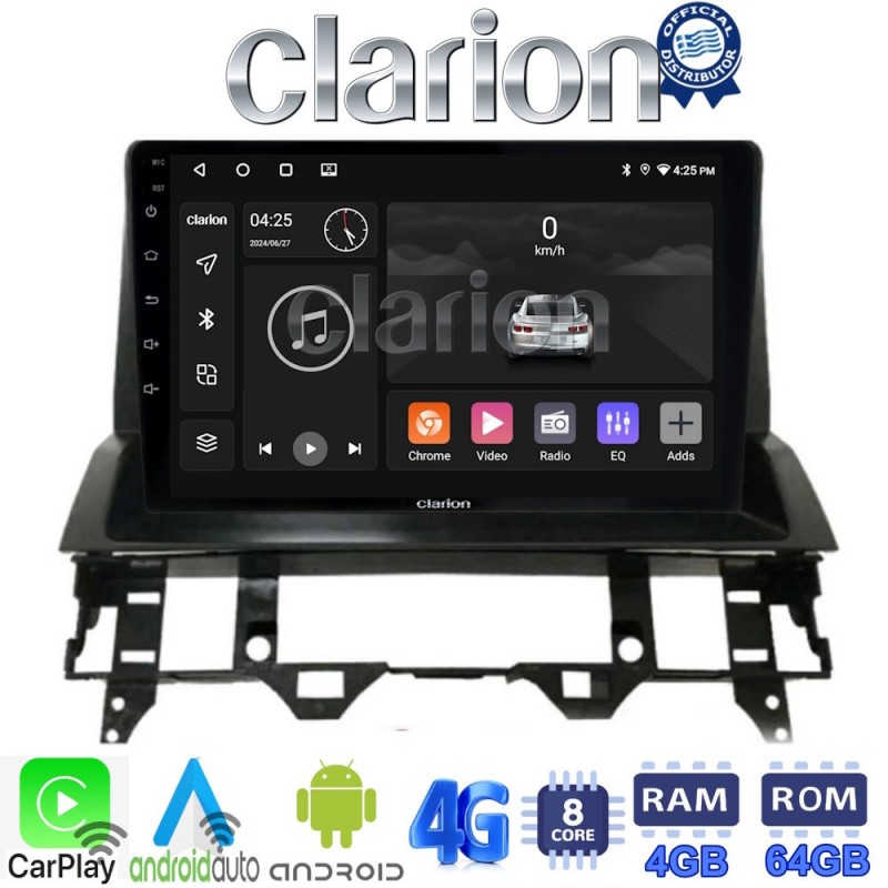 CLARION GL72437 Οθόνη OEM Multimedia Αυτοκινήτου για MAZDA 6 2002 &gt; 2005 (CarPlay/AndroidAuto/BT/GPS/WIFI/GPRS)