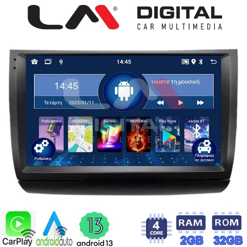 LM Digital - LM ZN4481 GPS Οθόνη OEM Multimedia Αυτοκινήτου για Toyota Prius 2002 &gt; 2009 (CarPlay/AndroidAuto/BT/GPS/WIFI/GPRS)