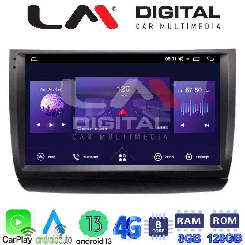 LM Digital - LM ZT8481 GPS Οθόνη OEM Multimedia Αυτοκινήτου για Toyota Prius 2002 &gt; 2009 (CarPlay/AndroidAuto/BT/GPS/WIFI/GPRS)