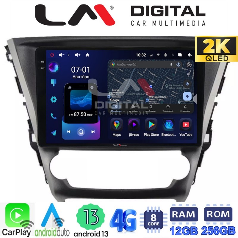 LM ZS8228 GPS Οθόνη OEM Multimedia Αυτοκινήτου για Toyota Avensis 2016 &gt; 2018 (CarPlay/AndroidAuto/BT/GPS/WIFI/GPRS)