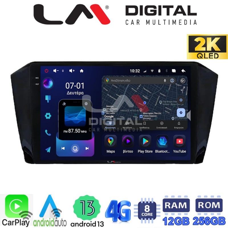 LM ZS8519 GPS Οθόνη OEM Multimedia Αυτοκινήτου για VW PASSAT 2015&gt; (CarPlay/AndroidAuto/BT/GPS/WIFI/GPRS)