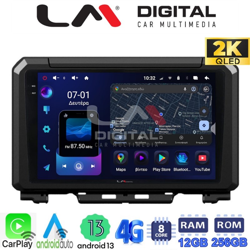 LM ZS8570 GPS Οθόνη OEM Multimedia Αυτοκινήτου για SUZUKI JIMNY 2018&gt; (CarPlay/AndroidAuto/BT/GPS/WIFI/GPRS)