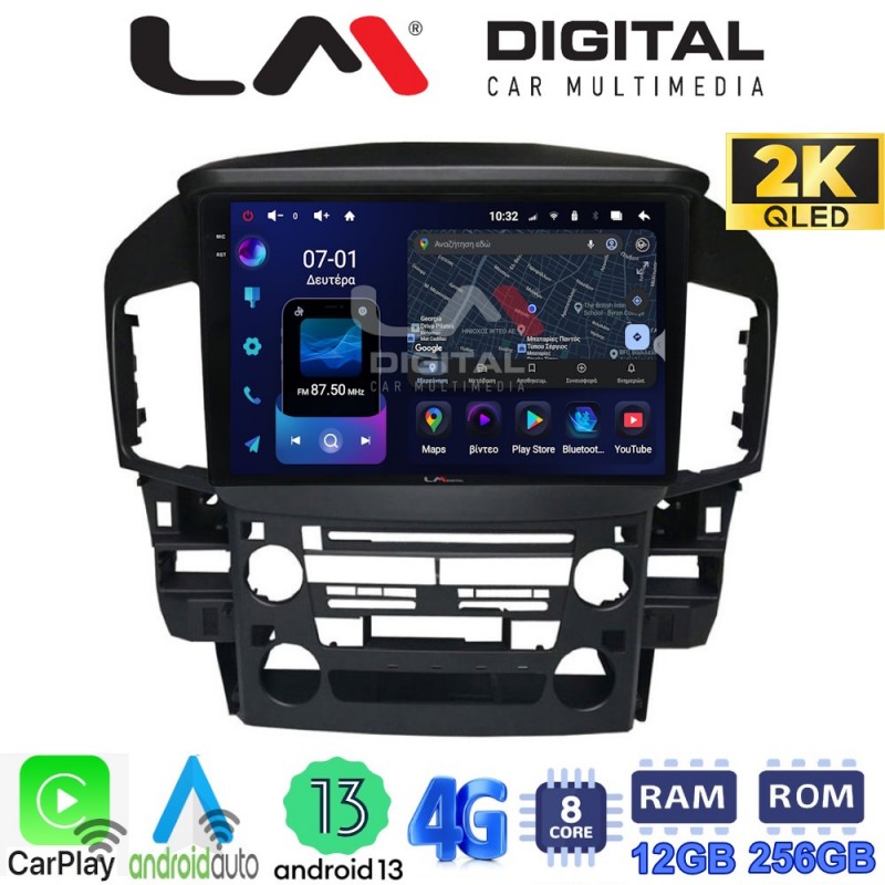 LM ZS8711 GPS Οθόνη OEM Multimedia Αυτοκινήτου για Lexus RX300 2000 &gt; 2004 (CarPlay/AndroidAuto/BT/GPS/WIFI/GPRS)