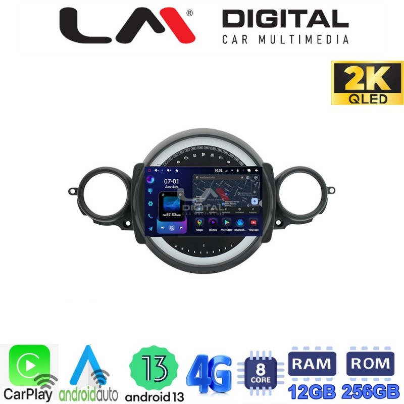 LM ZS8834 GPS Οθόνη OEM Multimedia Αυτοκινήτου για Mini Cooper '07&gt;'14 Clubman 2007 &gt; 2014 (CarPlay/AndroidAuto/BT/GPS/WIFI/GPRS)