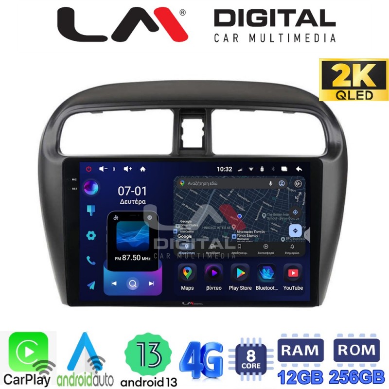 LM ZS8850 GPS Οθόνη OEM Multimedia Αυτοκινήτου για Mitsubishi Spacestar 2013&gt; (CarPlay/AndroidAuto/BT/GPS/WIFI/GPRS)