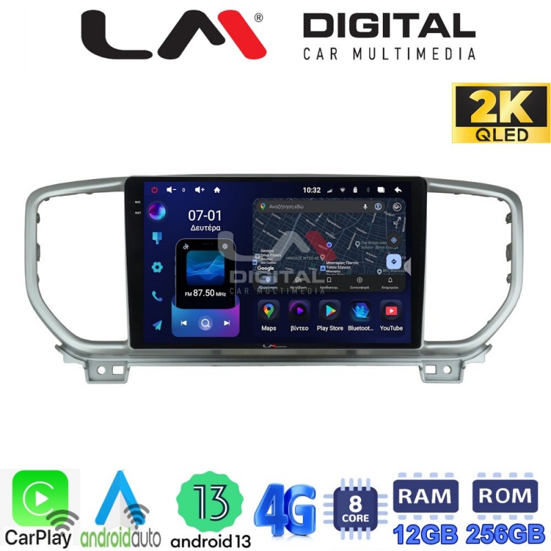 LM ZS8938 GPS Οθόνη OEM Multimedia Αυτοκινήτου για KIA SPORTAGE 2019&gt; (CarPlay/AndroidAuto/BT/GPS/WIFI/GPRS)