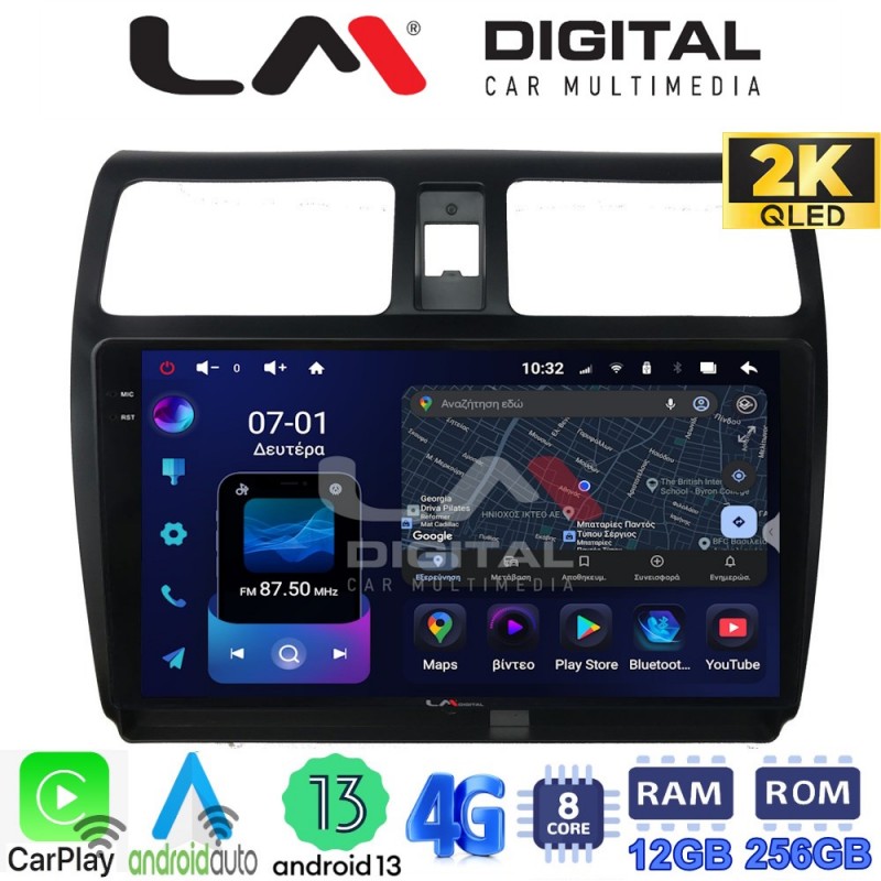 LM ZS8978 GPS Οθόνη OEM Multimedia Αυτοκινήτου για SUZUKI SWIFT 2005 &gt; 2010 (CarPlay/AndroidAuto/BT/GPS/WIFI/GPRS)