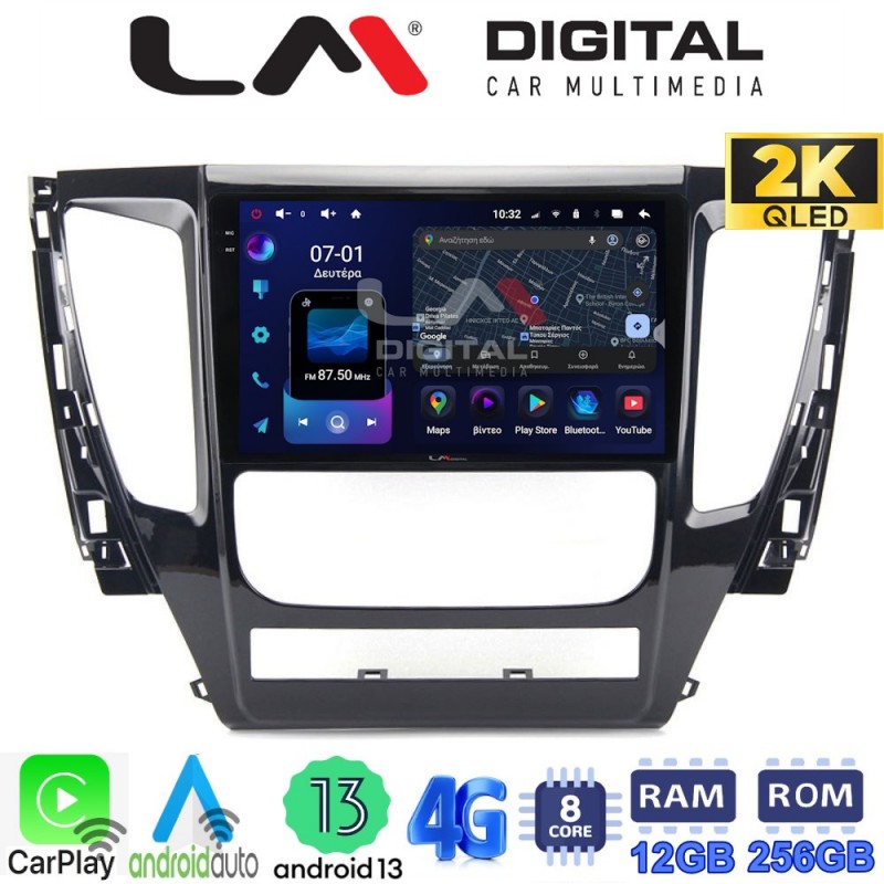 LM ZS8992 GPS Οθόνη OEM Multimedia Αυτοκινήτου για Mitsubishi Pajero 2014&gt; (CarPlay/AndroidAuto/BT/GPS/WIFI/GPRS)