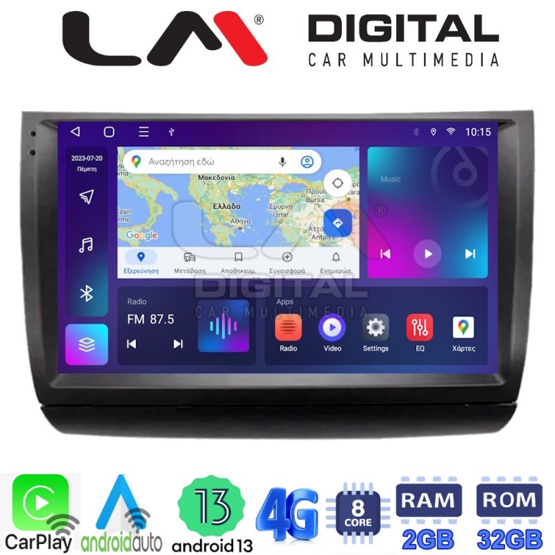 LM Digital - LM ZE8481 GPS Οθόνη OEM Multimedia Αυτοκινήτου για Toyota Prius 2002 &gt; 2009 (CarPlay/AndroidAuto/BT/GPS/WIFI/GPRS)