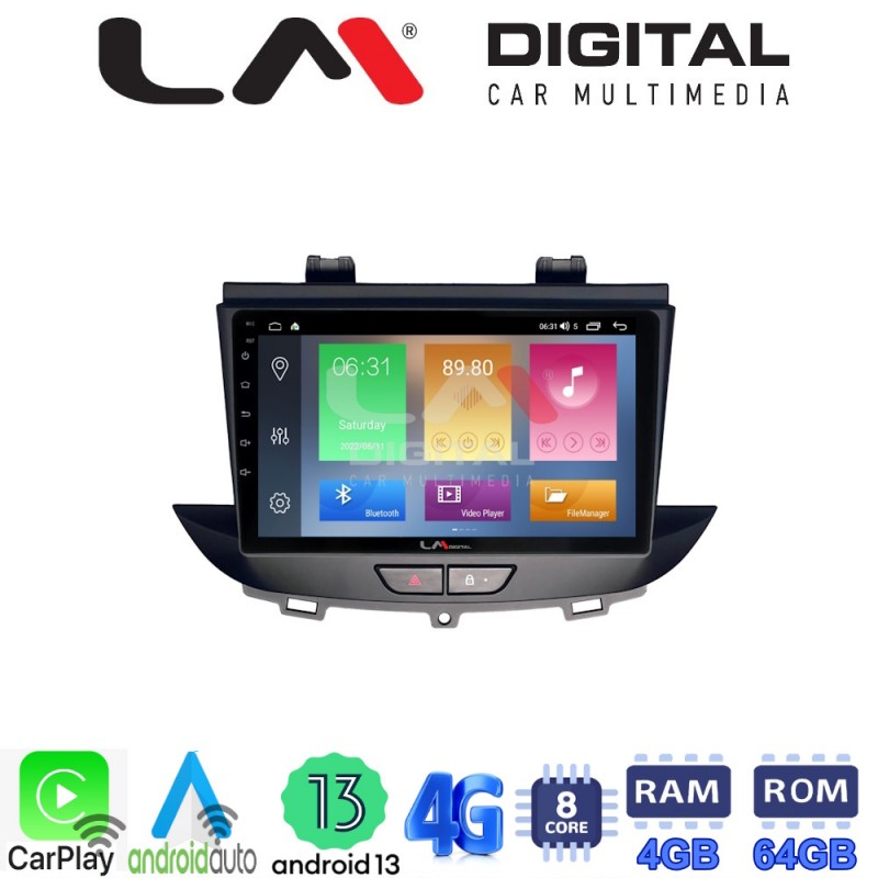 LM Digital - LM ZC8664 GPS Οθόνη OEM Multimedia Αυτοκινήτου για Opel Crossland-Grandland 2017 &gt; (CarPlay/AndroidAuto/BT/GPS/WIFI/GPRS)