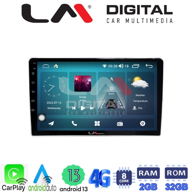 LM Digital - LM ZR8200 GPS Οθόνη OEM Multimedia Αυτοκινήτου για Nissan Navara D22 1998 &gt; 2004 (CarPlay/AndroidAuto/BT/GPS/WIFI/GPRS)