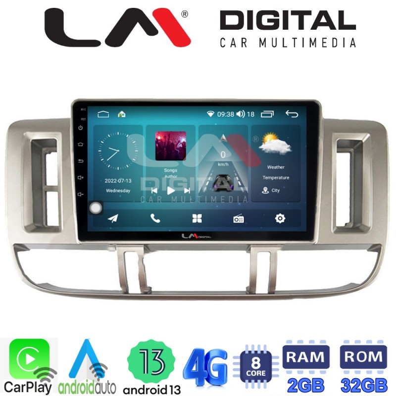 LM Digital - LM ZR8704 GPS Οθόνη OEM Multimedia Αυτοκινήτου για Nissan X Trail 2000 &gt; 2007 (CarPlay/AndroidAuto/BT/GPS/WIFI/GPRS)