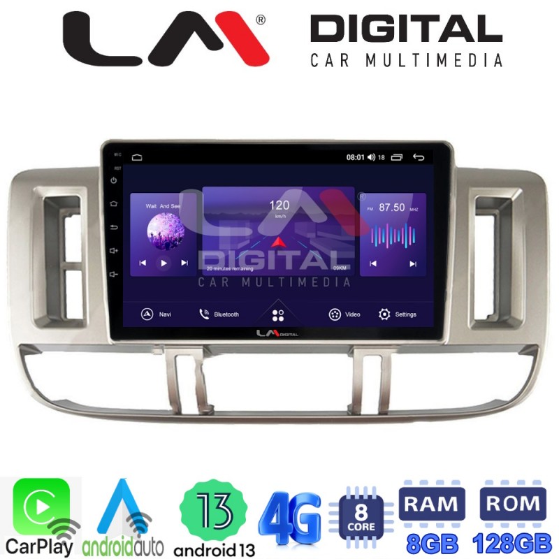 LM Digital - LM ZT8704 GPS Οθόνη OEM Multimedia Αυτοκινήτου για Nissan X Trail 2000 &gt; 2007 (CarPlay/AndroidAuto/BT/GPS/WIFI/GPRS)