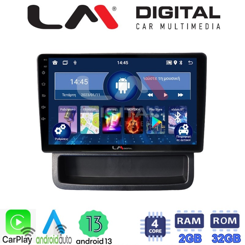 LM Digital - LM ZN4893 GPS Οθόνη OEM Multimedia Αυτοκινήτου για Opel Vivaro - Renault Trafic - Nissan Primastar 2010 &gt; 2014 (CarPlay/AndroidAuto/BT/GPS/WIFI/GPRS)