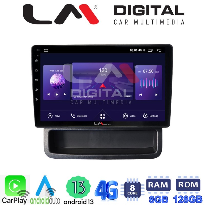 LM Digital - LM ZT8893 GPS Οθόνη OEM Multimedia Αυτοκινήτου για Opel Vivaro - Renault Trafic - Nissan Primastar 2010 &gt; 2014 (CarPlay/AndroidAuto/BT/GPS/WIFI/GPRS)