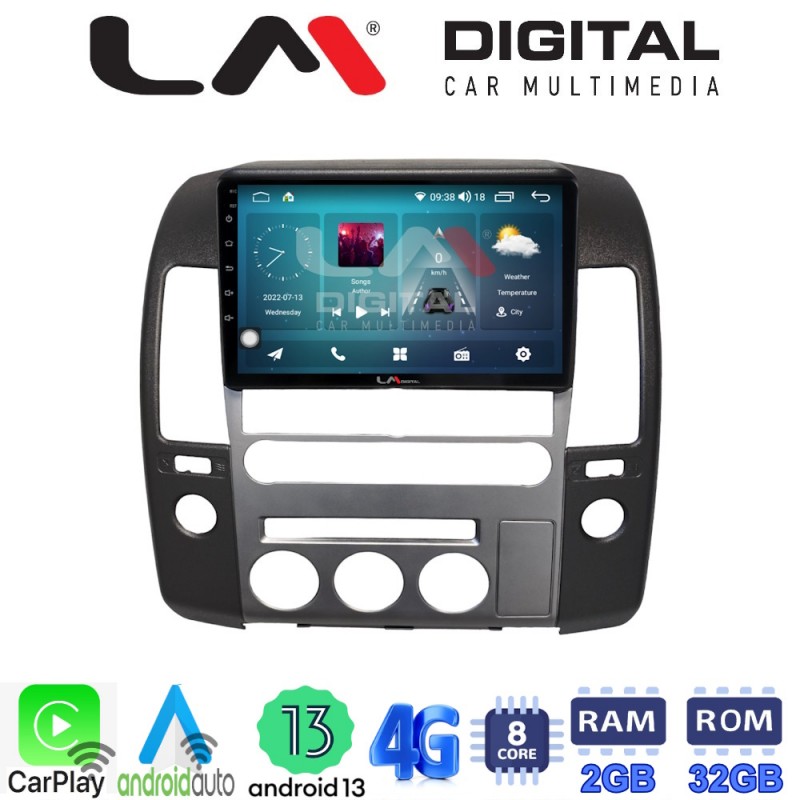 LM Digital - LM ZR8683 GPS Οθόνη OEM Multimedia Αυτοκινήτου για Nissan Navara 2006 &gt; 2016 (CarPlay/AndroidAuto/BT/GPS/WIFI/GPRS)