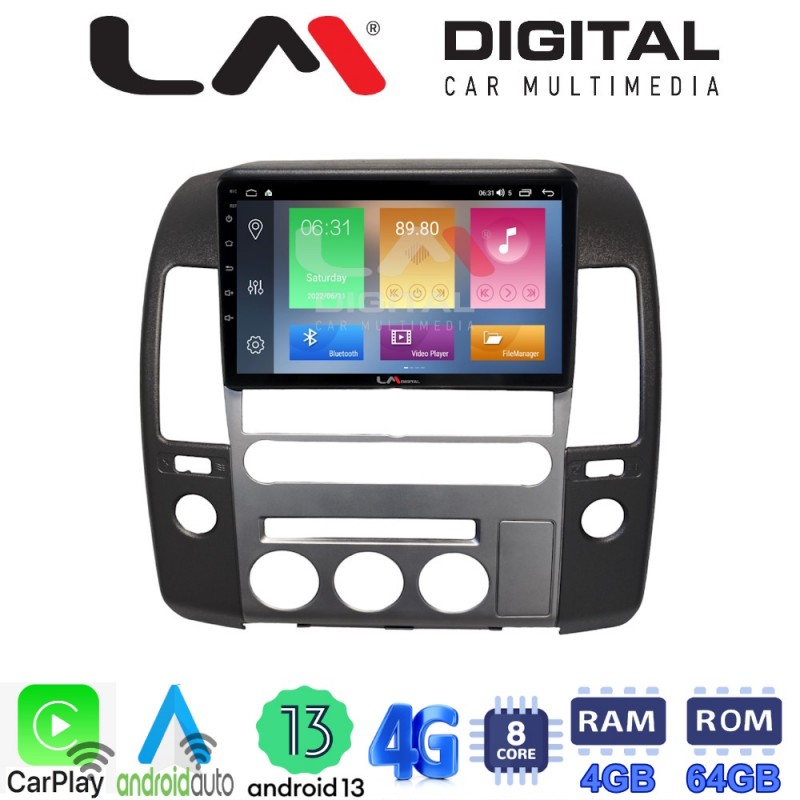 LM Digital - LM ZC8683 GPS Οθόνη OEM Multimedia Αυτοκινήτου για Nissan Navara 2006 &gt; 2016 (CarPlay/AndroidAuto/BT/GPS/WIFI/GPRS)