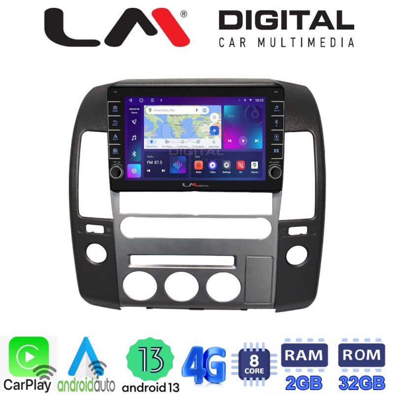 LM Digital - LM ZG8683 GPS Οθόνη OEM Multimedia Αυτοκινήτου για Nissan Navara 2006 &gt; 2016 (CarPlay/AndroidAuto/BT/GPS/WIFI/GPRS)