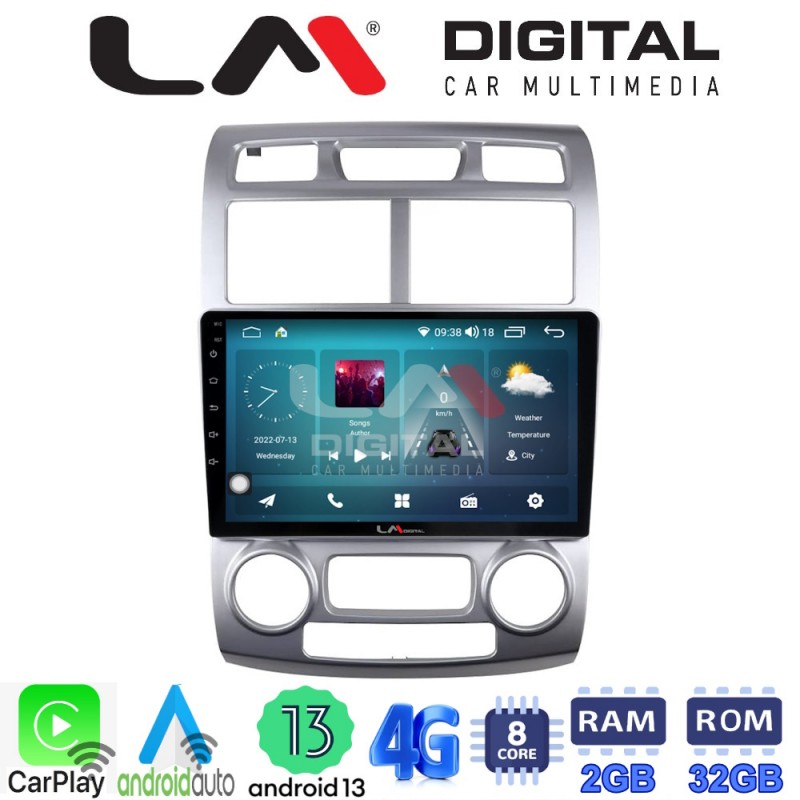 LM Digital - LM ZR8023SC GPS Οθόνη OEM Multimedia Αυτοκινήτου για Kia Sportage 2004 &gt; 2010 (CarPlay/AndroidAuto/BT/GPS/WIFI/GPRS)