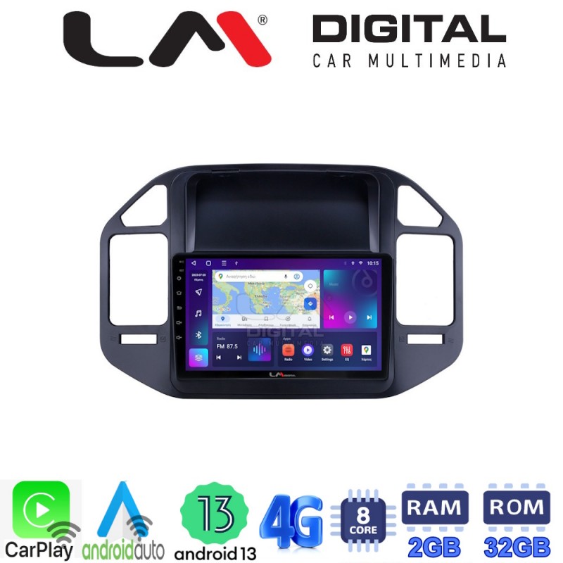 LM Digital - LM ZE8990 GPS Οθόνη OEM Multimedia Αυτοκινήτου για Mitsubishi Pajero 1999 &gt; 2006 (CarPlay/AndroidAuto/BT/GPS/WIFI/GPRS)