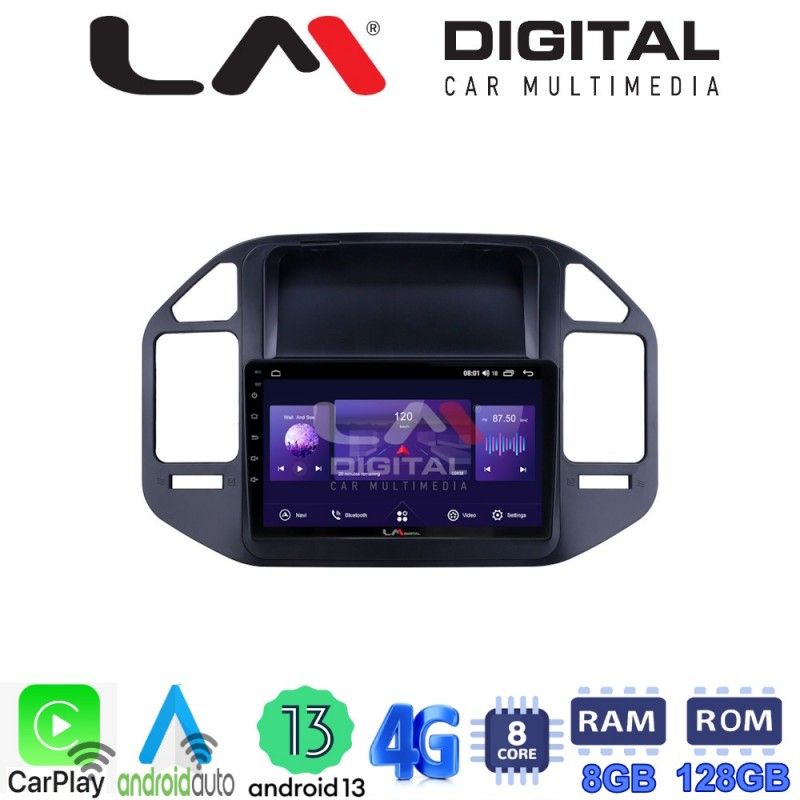 LM Digital - LM ZT8990 GPS Οθόνη OEM Multimedia Αυτοκινήτου για Mitsubishi Pajero 1999 &gt; 2006 (CarPlay/AndroidAuto/BT/GPS/WIFI/GPRS)