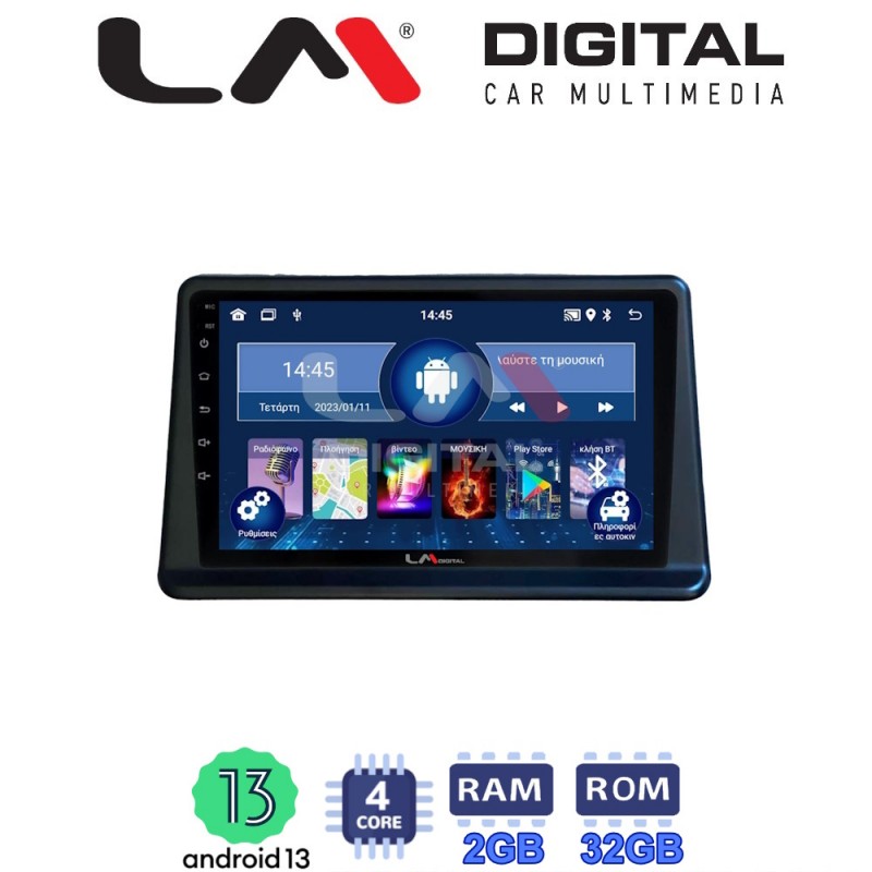 LM Digital - LM ZL4998 GPS Οθόνη OEM Multimedia Αυτοκινήτου για Mitsubishi Pajero 1996 &gt; 2003 (BT/GPS/WIFI/GPRS)