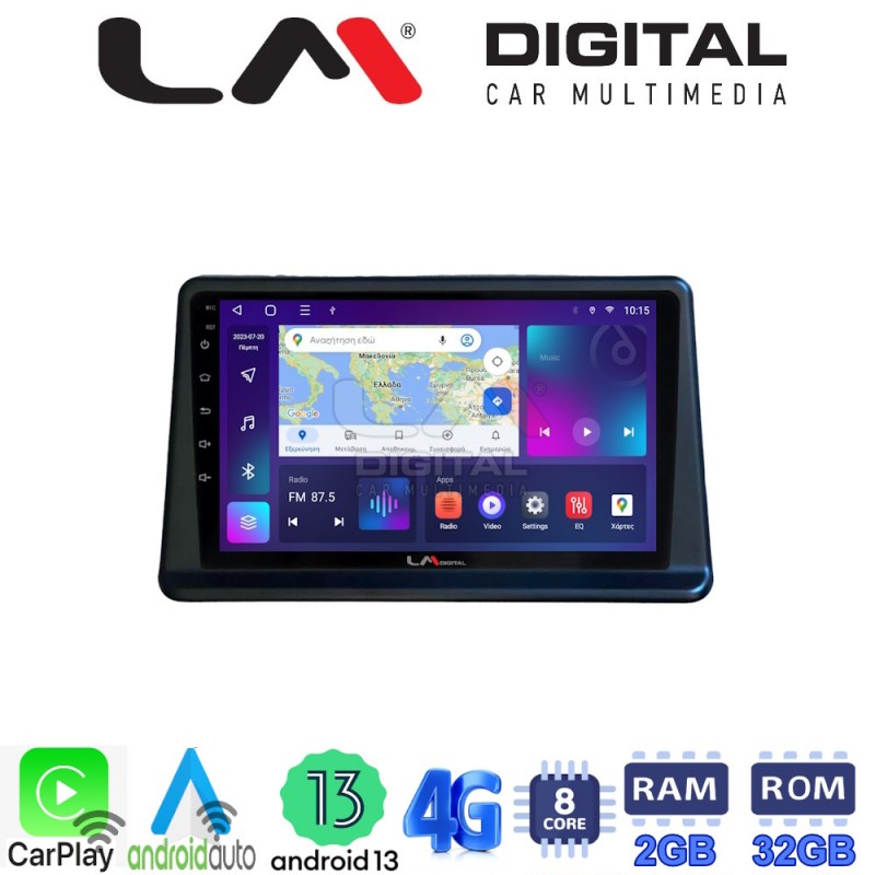 LM Digital - LM ZE8998 GPS Οθόνη OEM Multimedia Αυτοκινήτου για Mitsubishi Pajero 1996 &gt; 2003 (CarPlay/AndroidAuto/BT/GPS/WIFI/GPRS)