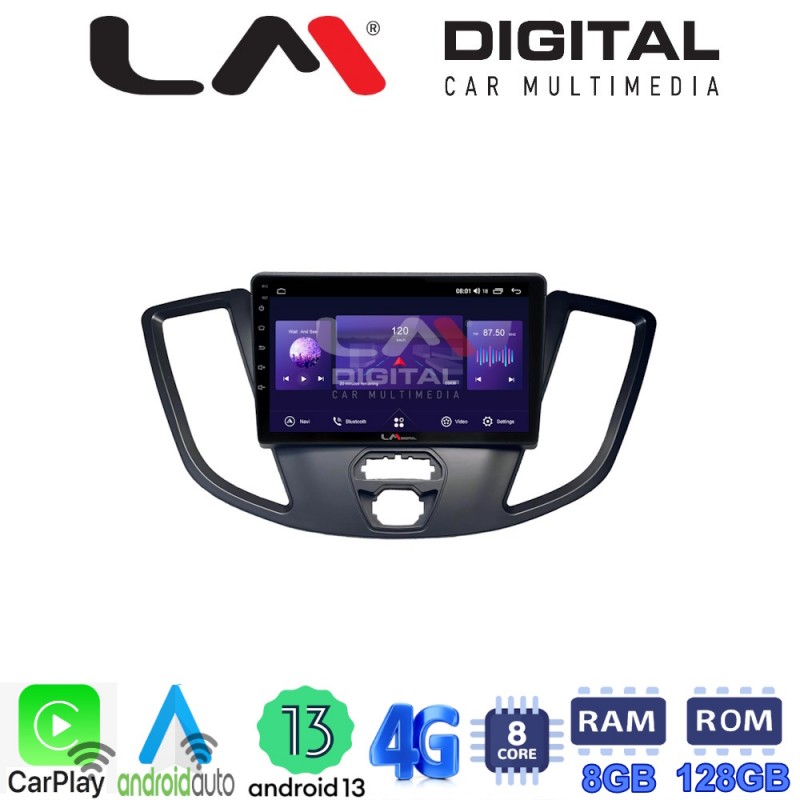 LM Digital - LM ZT8758 GPS Οθόνη OEM Multimedia Αυτοκινήτου για Ford Transit 2013 &gt; 2018 (CarPlay/AndroidAuto/BT/GPS/WIFI/GPRS)