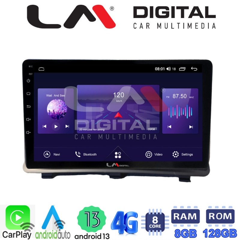 LM Digital - LM ZT8985 GPS Οθόνη OEM Multimedia Αυτοκινήτου για Opel Antara 2006&gt; (CarPlay/AndroidAuto/BT/GPS/WIFI/GPRS)