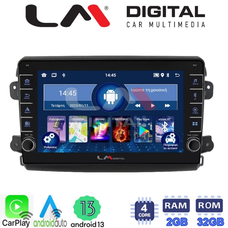 LM Digital - LM ZG4192 GPS Οθόνη OEM Multimedia Αυτοκινήτου για Fiat Ducato 2023 &gt; (CarPlay/AndroidAuto/BT/GPS/WIFI/GPRS)