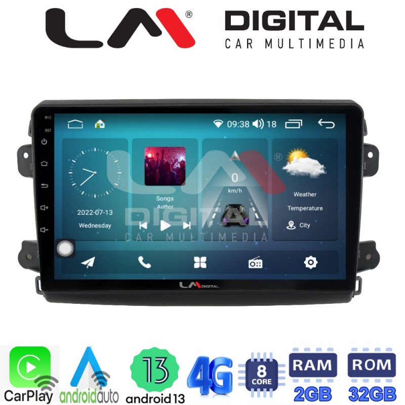 LM Digital - LM ZR8192 GPS Οθόνη OEM Multimedia Αυτοκινήτου για Fiat Ducato 2023 &gt; (CarPlay/AndroidAuto/BT/GPS/WIFI/GPRS)