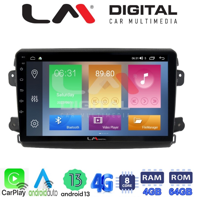 LM Digital - LM ZC8192 GPS Οθόνη OEM Multimedia Αυτοκινήτου για Fiat Ducato 2023 &gt; (CarPlay/AndroidAuto/BT/GPS/WIFI/GPRS)